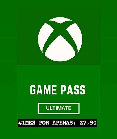 Xbox Game Pass Ultimate 1 Mês Código 25 Dígitos - Videogames