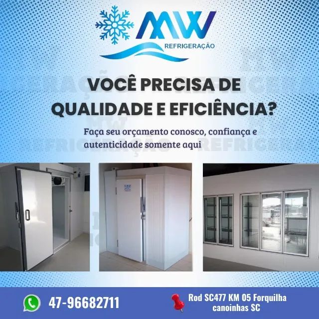 Câmara fria sob medida resfriados e congelados. - Foto 3