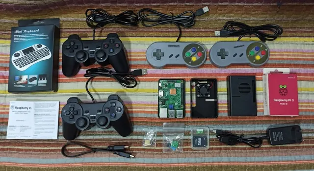 Multi Jogos RaspBerry Pi3, 64GB, Retropie, Controle Ps3 Sem Fio, Jogos de  SNES, PS1, NeoG - Videogames - Novo Mundo, Uberlândia 1252393056