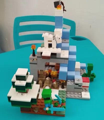 Lego Minecraft Os Picos Gelados