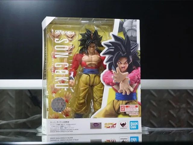 Figura Goku Super Saiyan 4 - Dragon Ball - S.H.Figuarts - Bandai