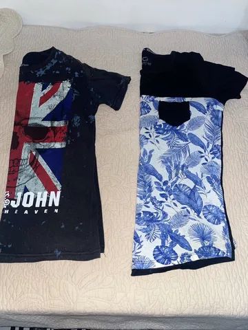 Camiseta John John Made In Heaven Azul Caveira