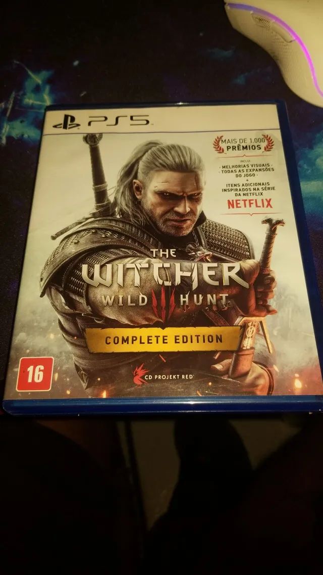 The Witcher 3 Complete Edition - Jogo Ps5 Mídia Física