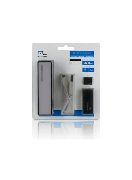 KIT POWER BANK MULTILASER 2600mah