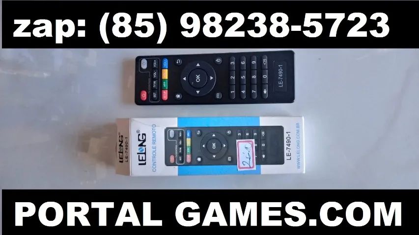CONTROLE TV BOX NOVA NA CAIXA 