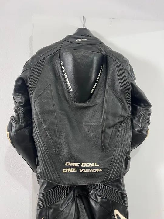 Macacão de Motociclista Alpinestars em Couro - Foto 2