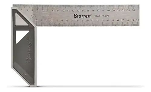 Esquadro Aço Inox Marceneiro Marcenaria - Foto 2