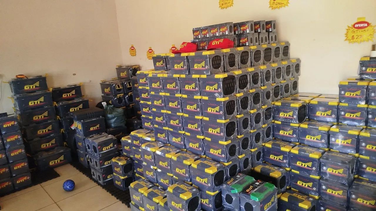 Baterias 60 ah bateria 70 ah 75 ah 90 ah GTI Heliar Moura Durex - Foto 3