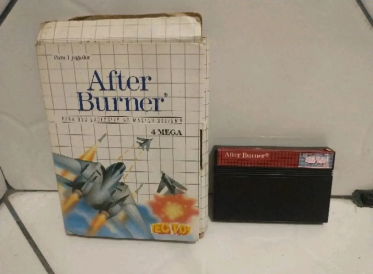 Master System After Burner- original s/manual.