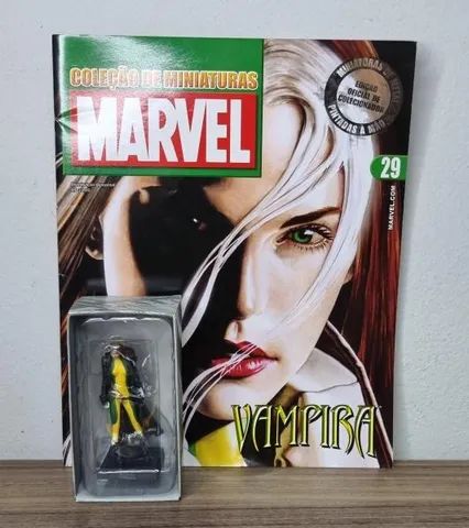 Miniatura Vampira Marvel Eaglemoss + Fascículo - Foto 2