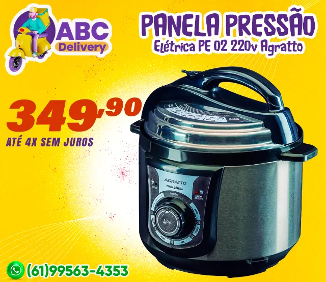 Panela de Pressão Elétrica PE 02 220v Agratto