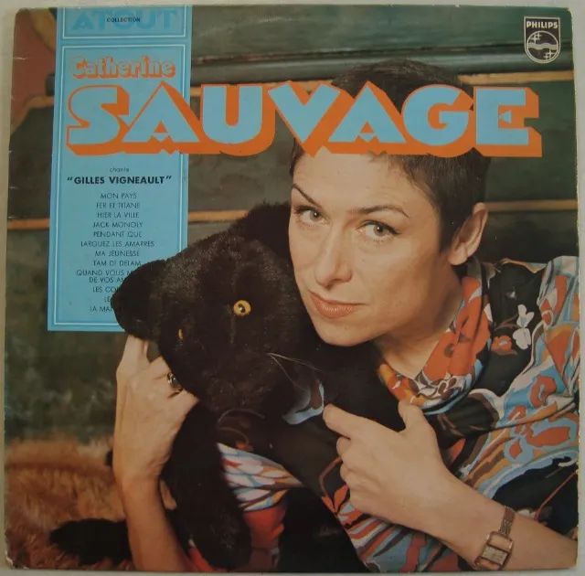 Lp Catherine Sauvage 1970 Chante Gilles Vigneault, Vinil Importado raro