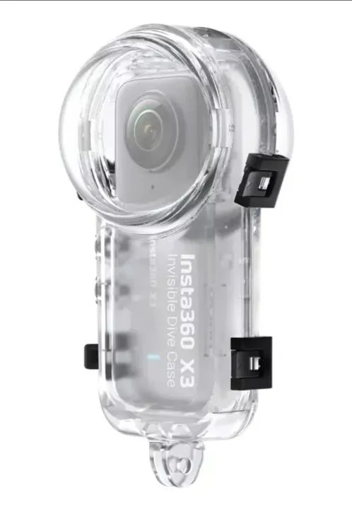 Insta360 X3 - Caixa estanque de mergulho 50mt (Dive case invisível) (Nova)