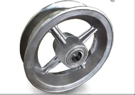 Aro em alumínio 8 polegadas 4raios F20mm C/Rol - Foto 2