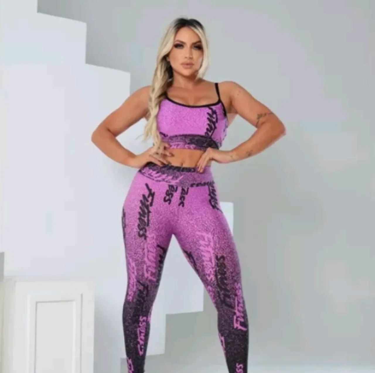 Conjunto Fitness ( Top + Legging)  - Foto 2