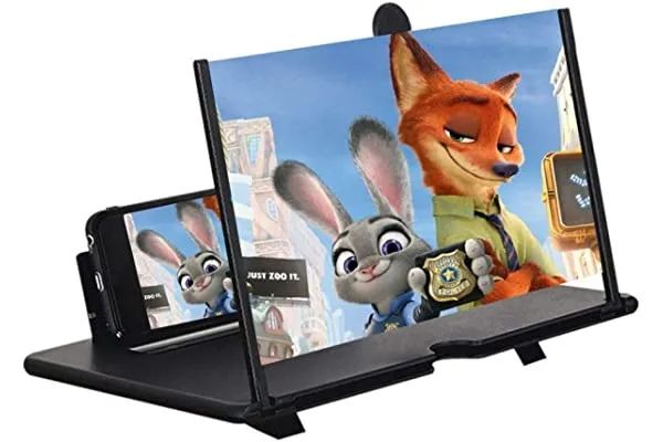 Tela Lupa Ampliadora 3d Imagem De Celular 10 Polegadas Zoom - Foto 3