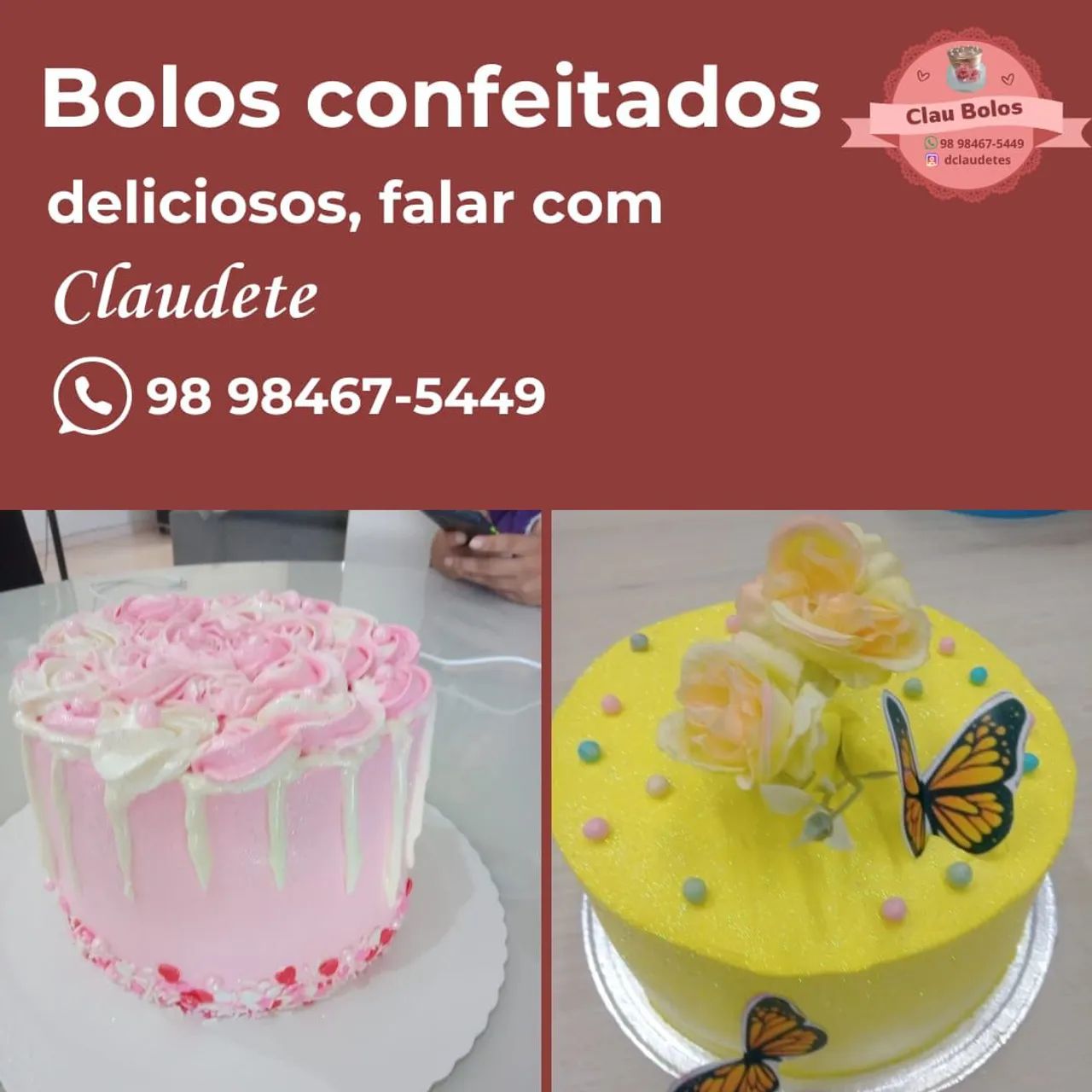 Faço deliciosos bolos confeitados e caseiros,além de cupcakes - Foto 5