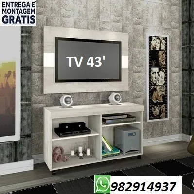Otima Oferta de kit rack com painel Ate Tv de 43 polegadas novo na caixa!!