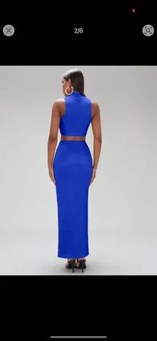 Vendo conjunto azul SHEIN  novo P - Foto 5