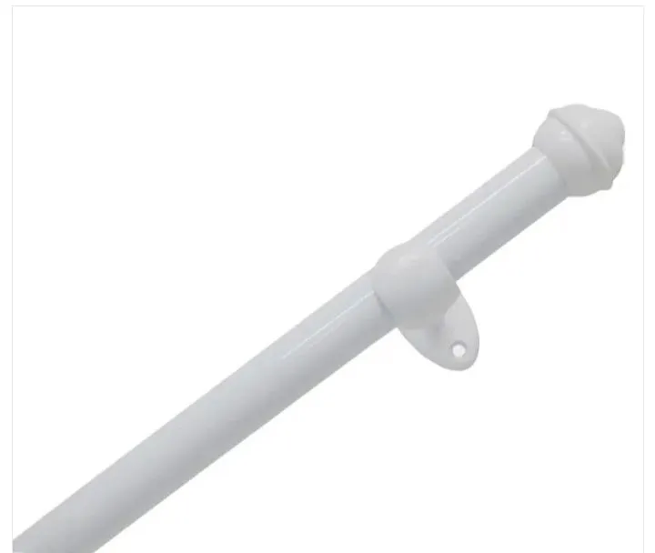 Kit Varões Bella Arte Simples Branco (03 Unidades Tam. Diversos)