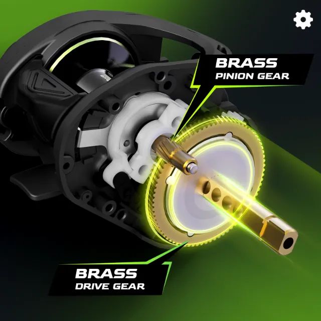 Carretilha Pesca Handing M1 8kg Esquerda - Foto 3