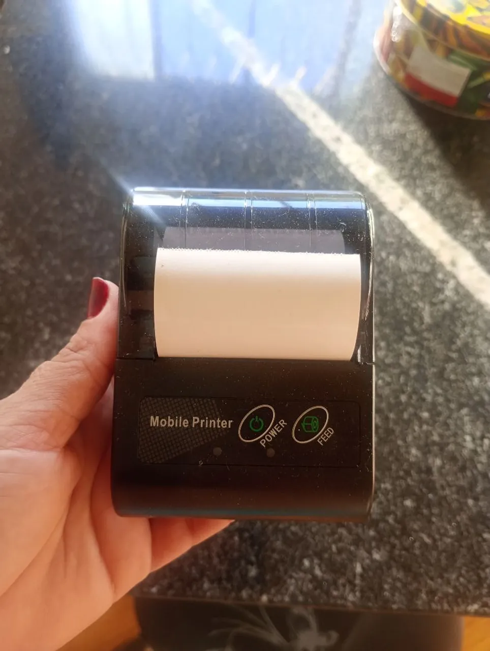Mini Impressora Térmica Portátil - para nota fiscal etc..