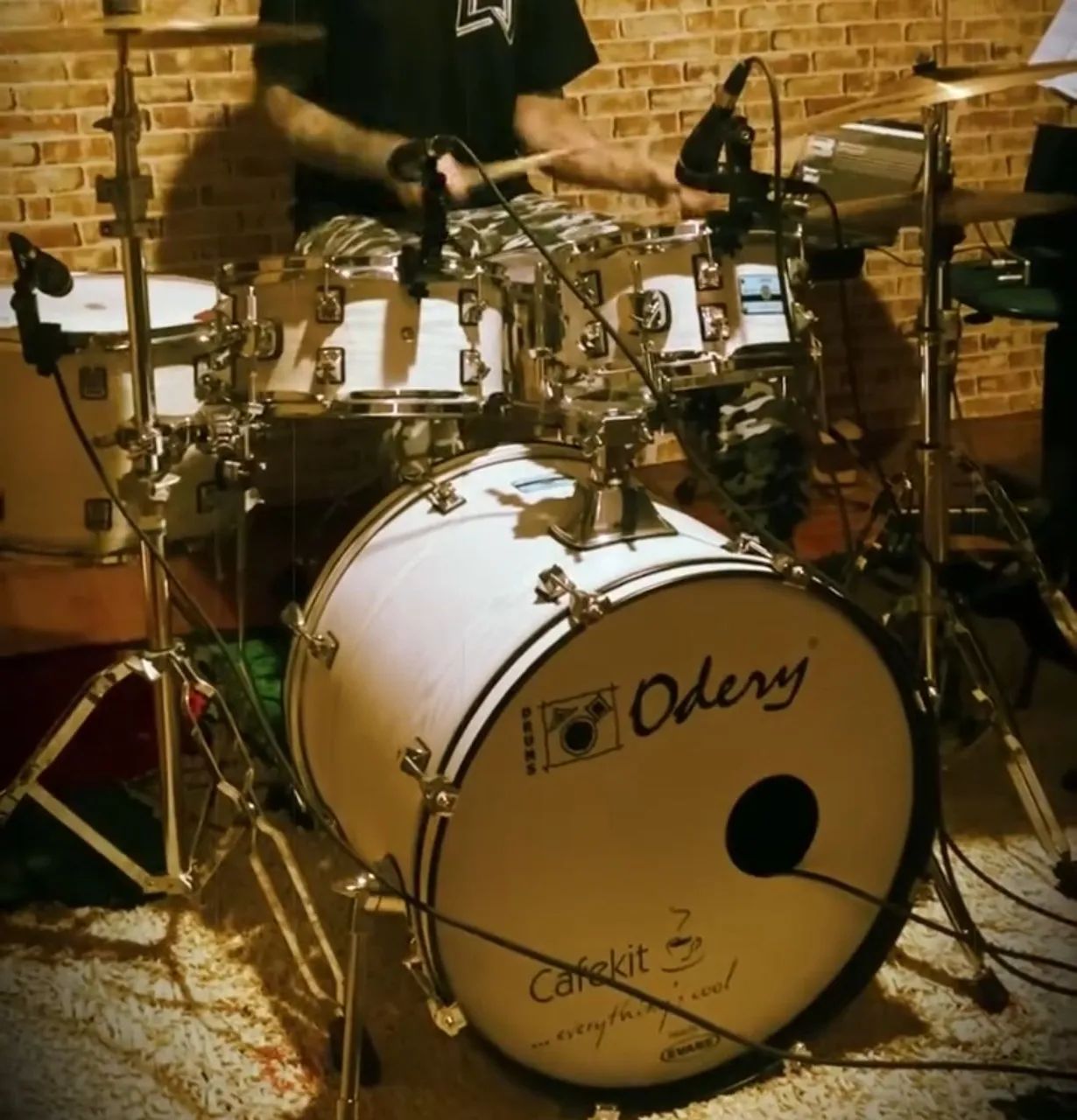 Bateria Odrery café kit com kit expansivo! COMPLETA!