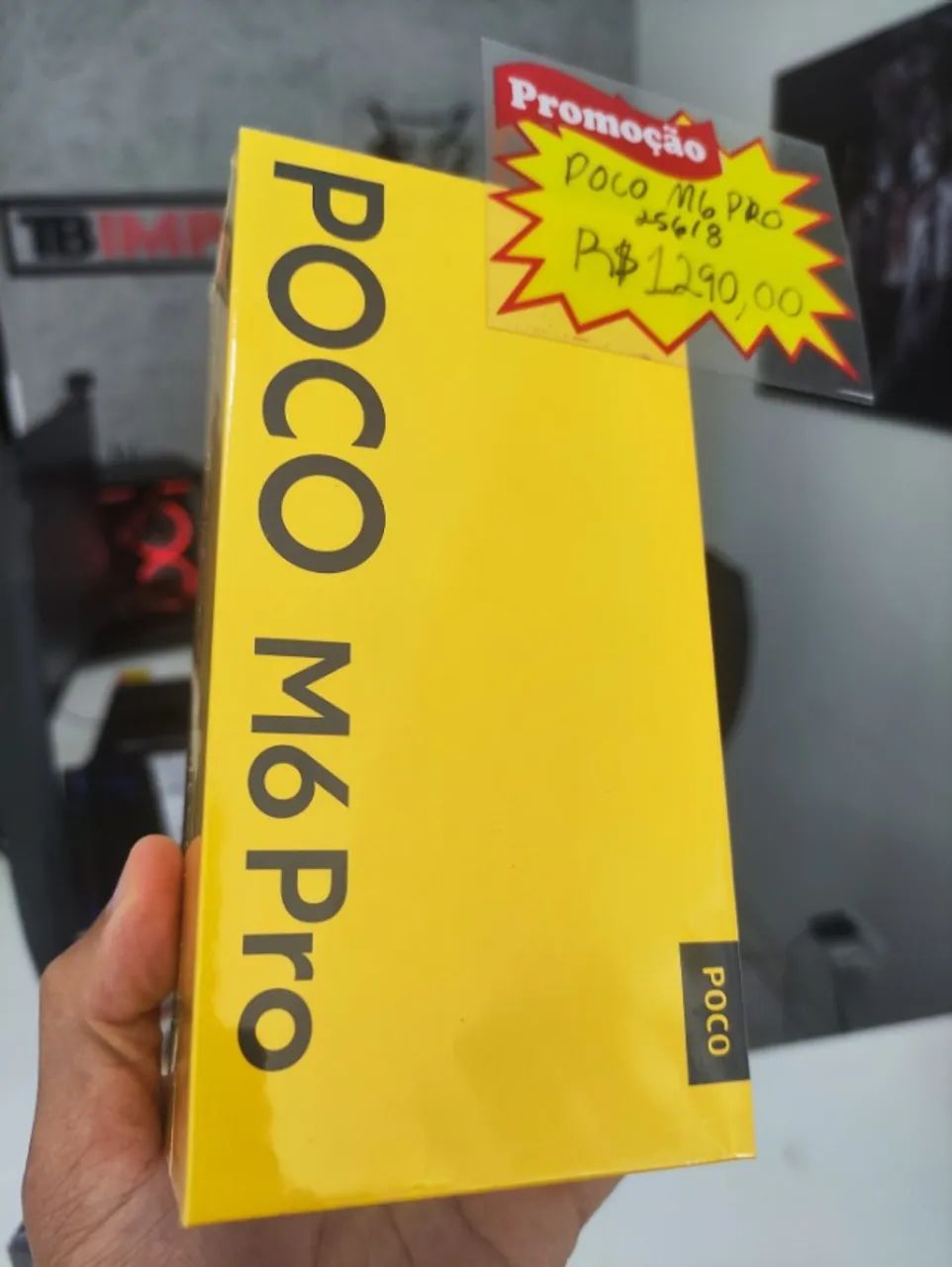 Celular xiaomi poco m6 pro 256/8 preto - novo e lacrado loja fisica 