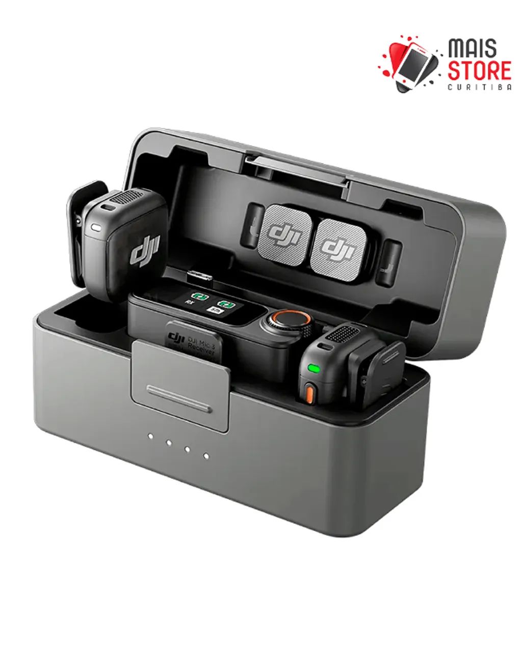 Microfone DJI Mic 3 (2 TX + 1 RX + 1 Case de carregamento)- Novos-Lacrados - Foto 3