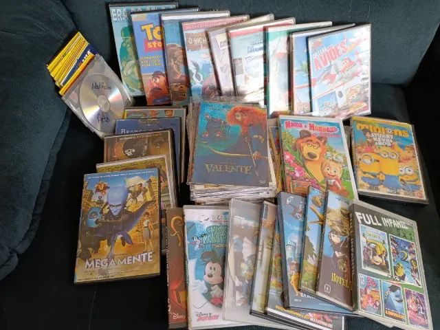 Lote Home Theater com DVD + DVDs e Cds diversos - Foto 5