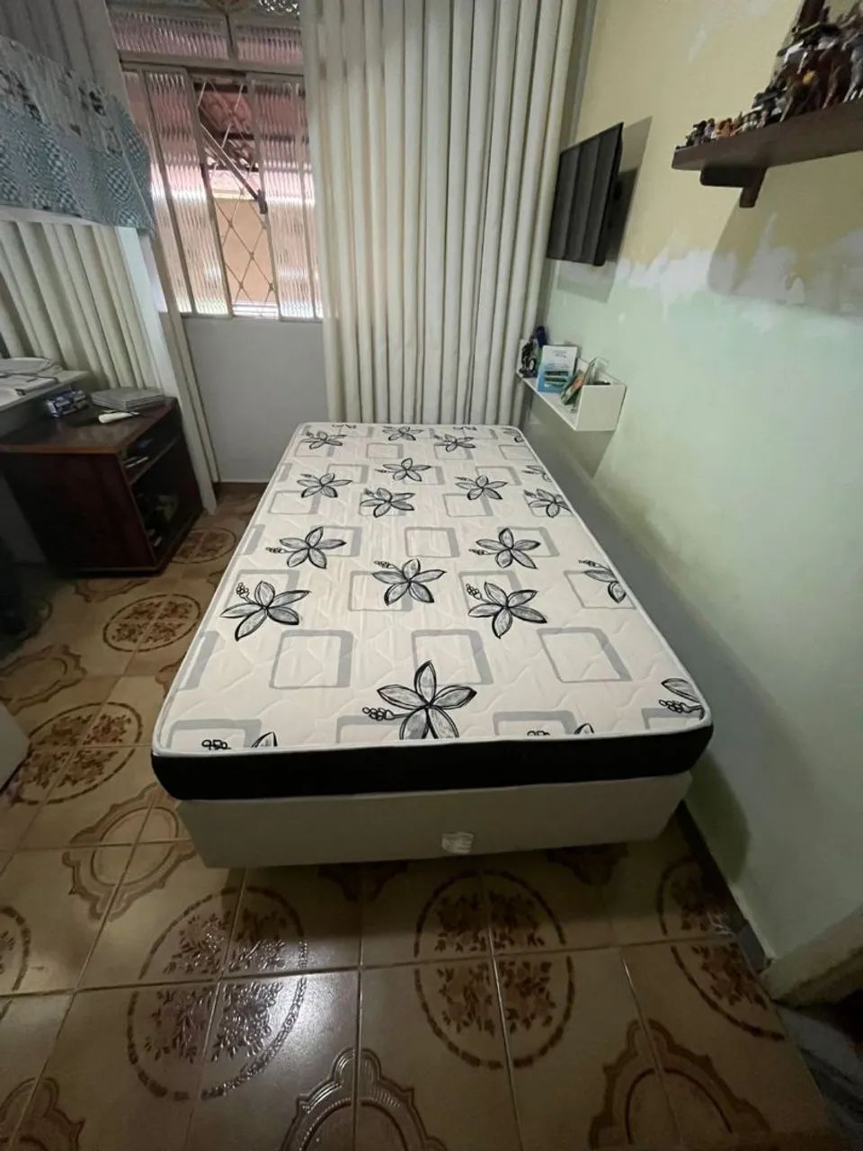 Cama solteiro box King 110x199
