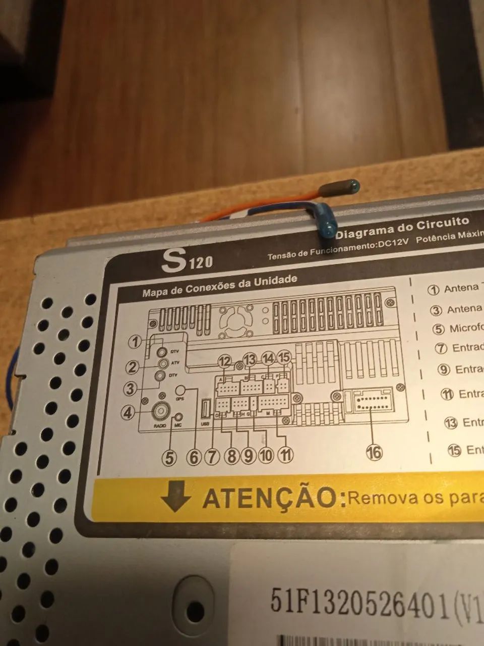Central Multimídia para Carro - DVR SRG DC12v NAVI (Usado) - Foto 6