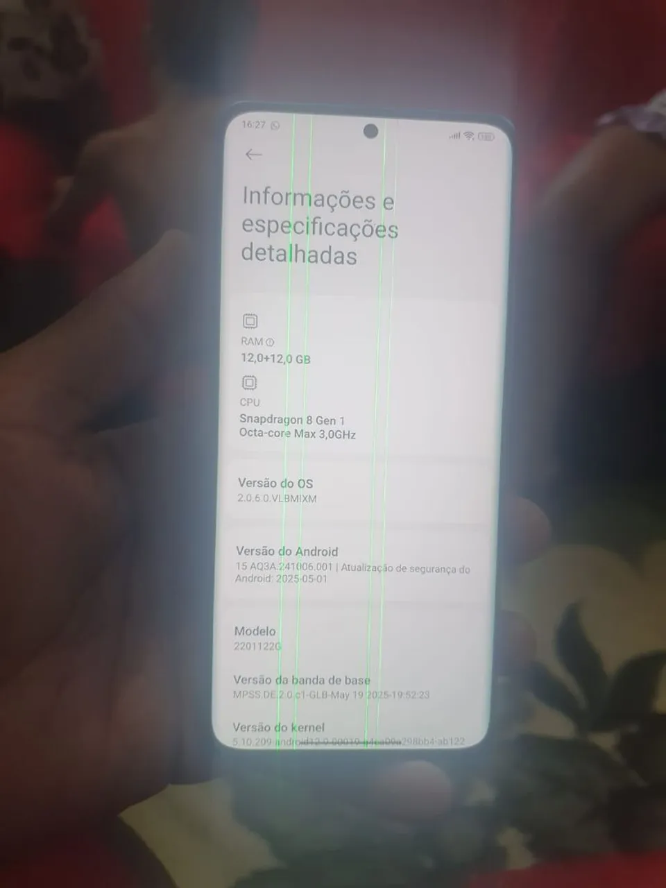 Xiaomi mi 12 pro 256GB e 24GB de ram