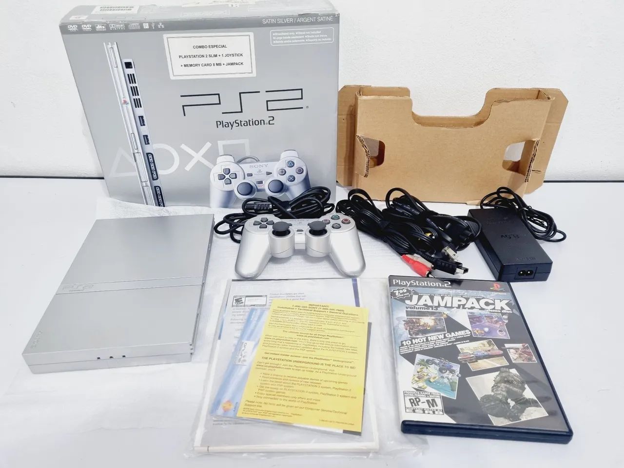 PS2 SUPER SLIM PRATA