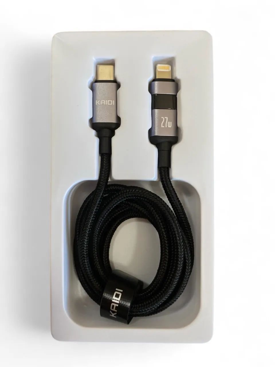 Cabo Turbo KAIDI 27W IOS com Display Digital - Foto 3