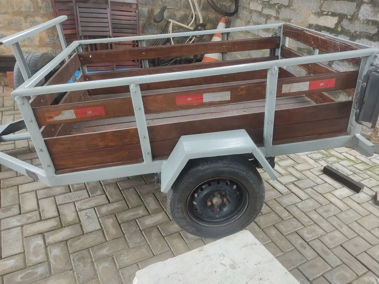Carreta de madeira e ferro - Foto 3