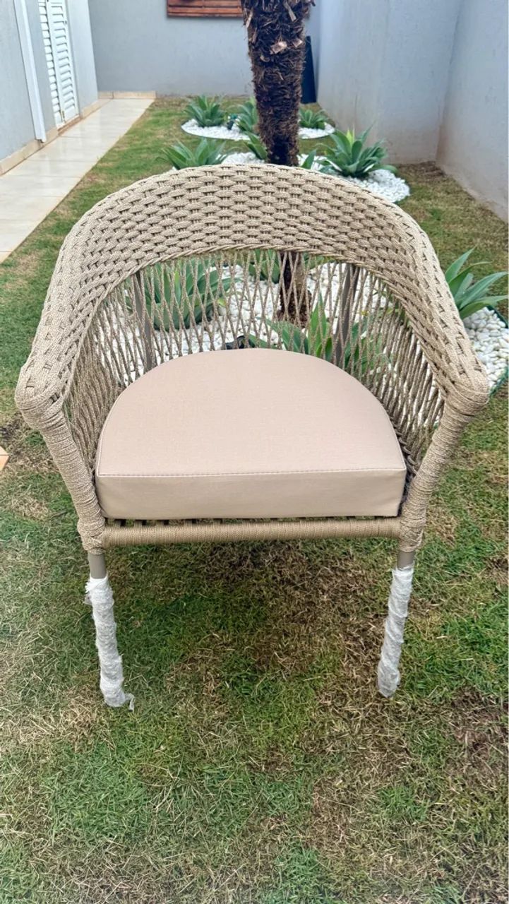 Poltrona de corda nautica para Jardim ou Varanda - Foto 2