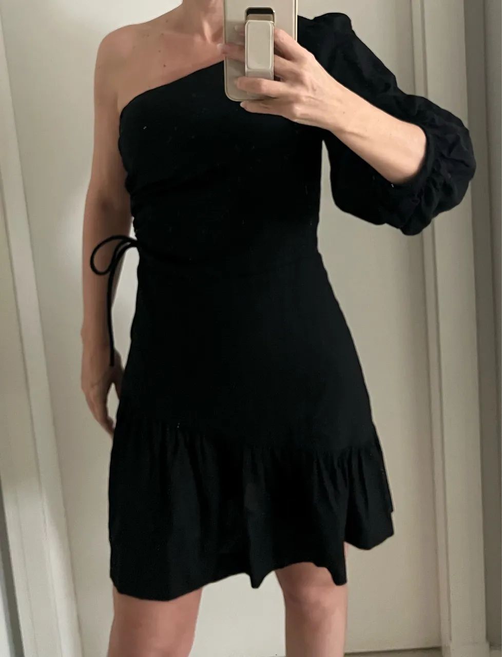 Vestido Farm Curto Ombro - Foto 2