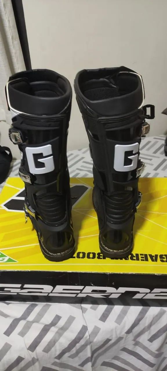 Bota Gaerne de trilha GX1, Articulada - NOVA usada apenas 1 vez