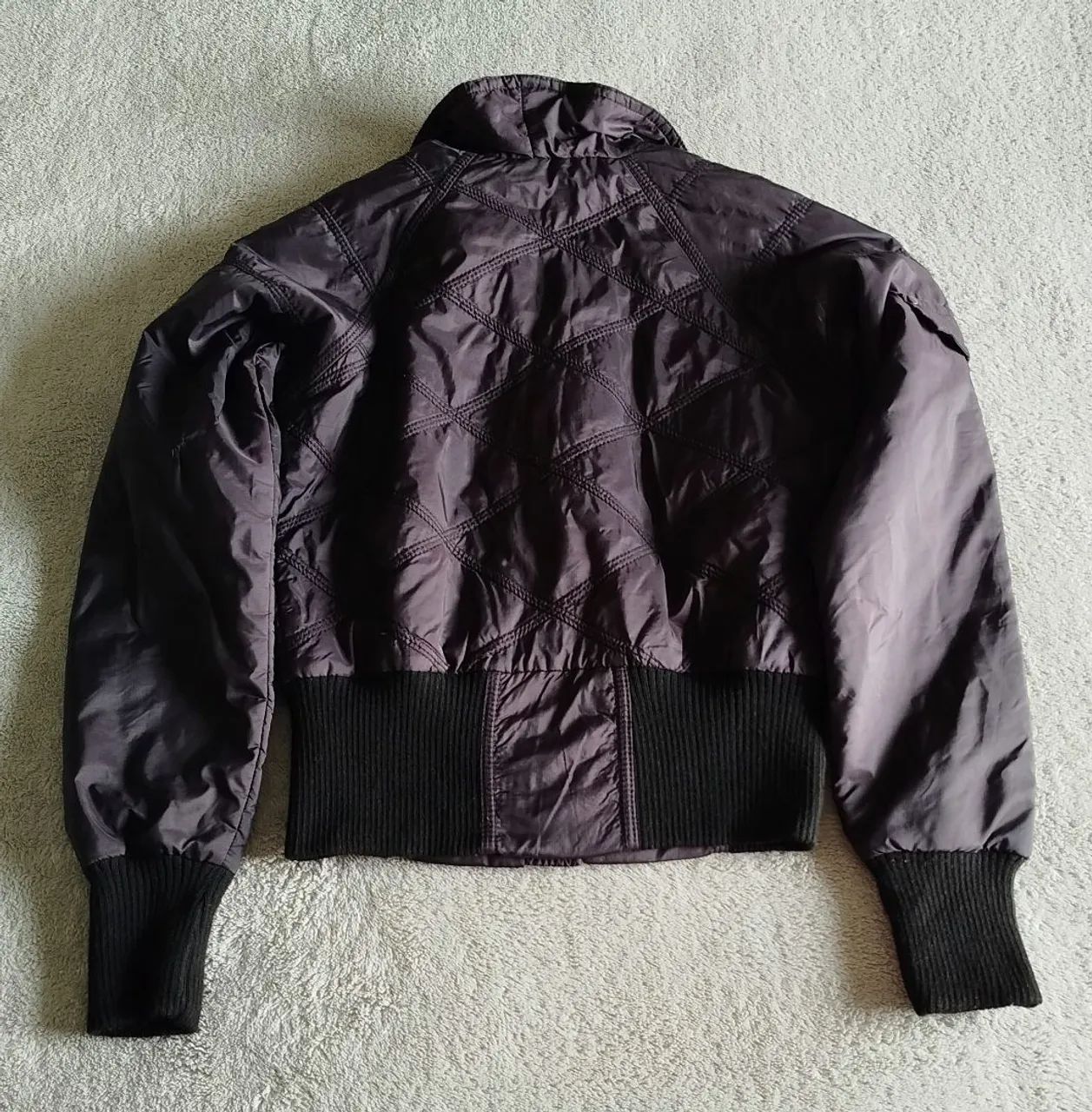 Jaqueta preta puffer - P - Foto 3