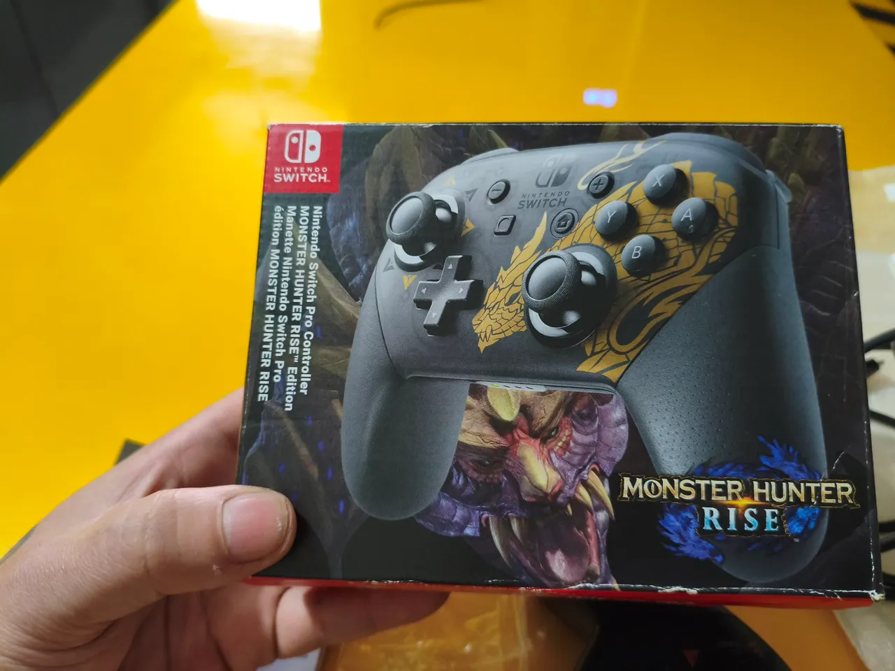 Pro controle edição Monsters Hunters Nintendo switch