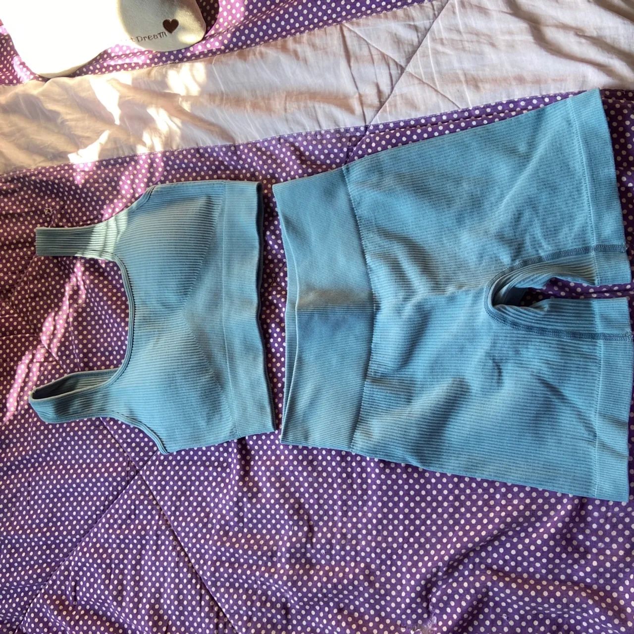 Conjunto Fitness Azul Claro Modela o Corpo  - Foto 4