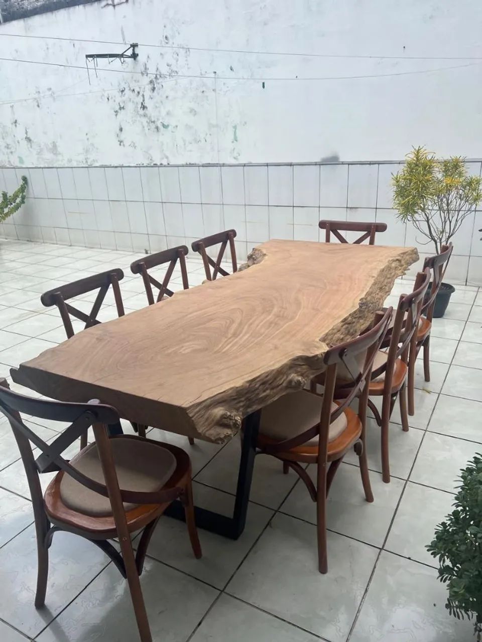 Mesa de jantar rústica - Foto 4