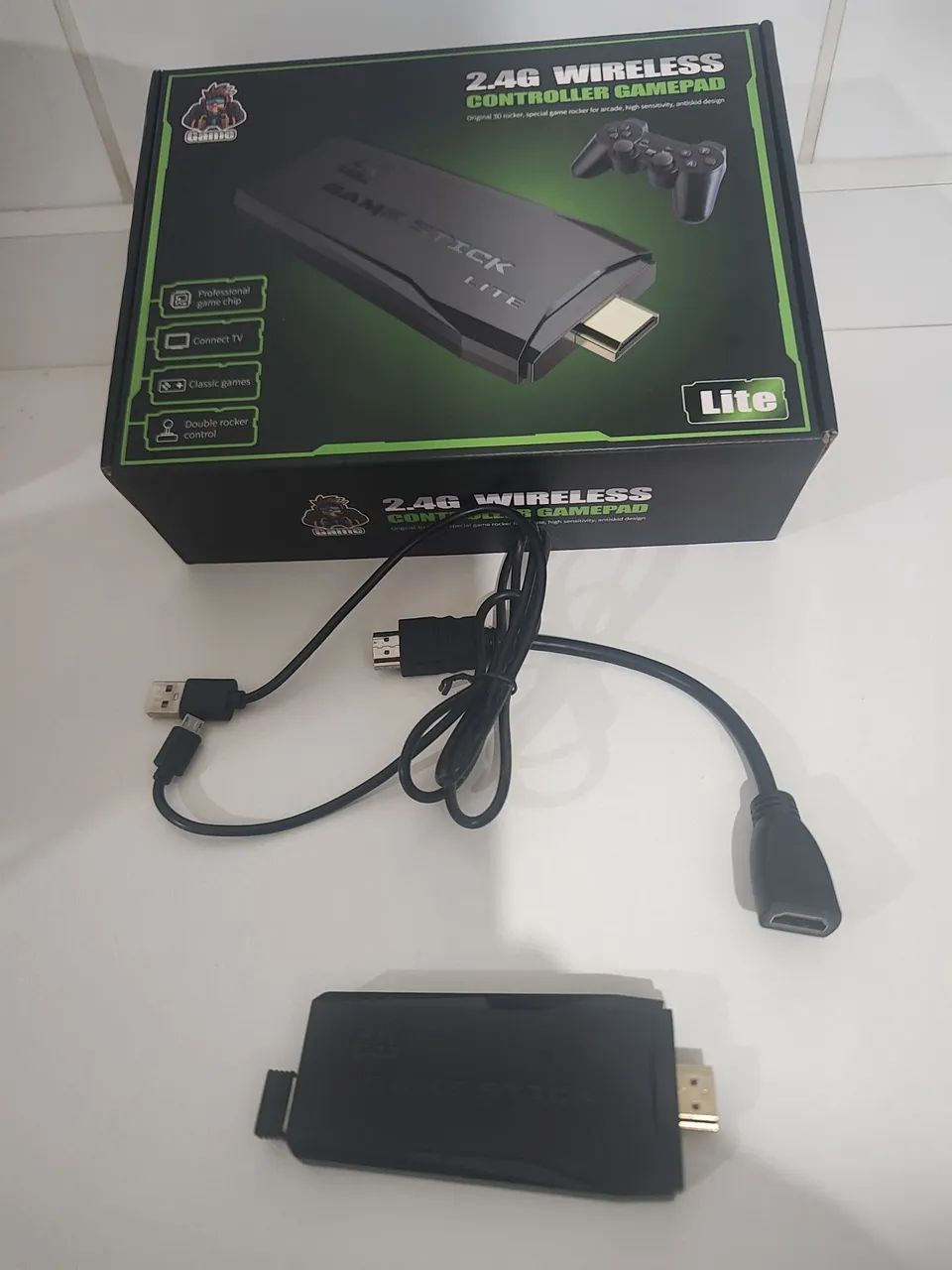 Controle Game Stick Lite 2.4G Wireless - 10 mil jogos !!! - Foto 3
