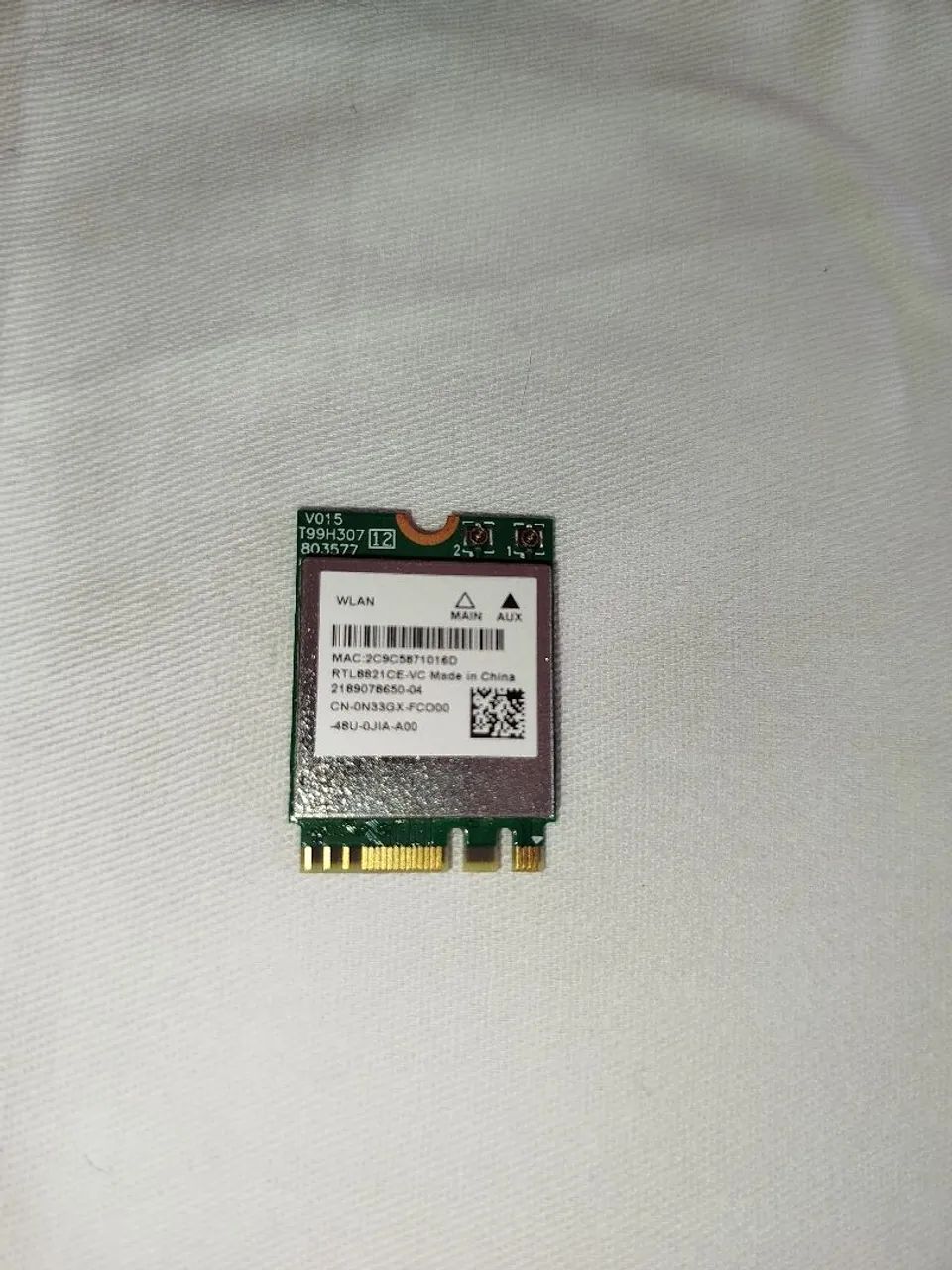 Placa de Wi-Fi do Notebook Dell Inspiron 15 3520 Original 