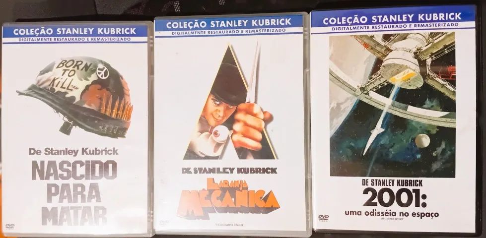 Coleção 3 DVD'S Stanley Kubrick