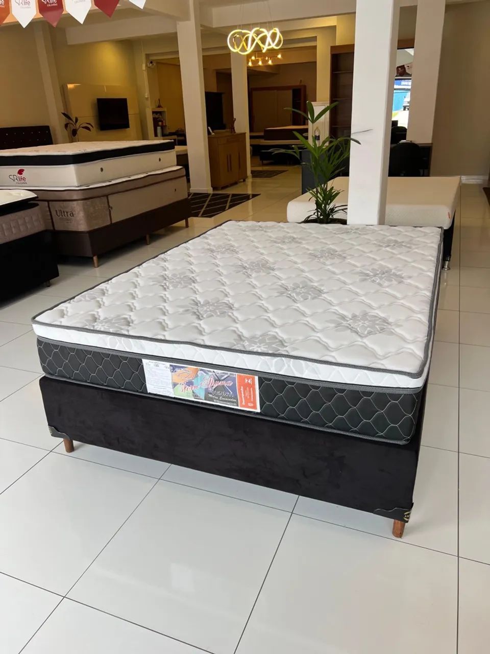 Colchão de Casal NOVO COM BASE - ENTREGA GRÁTIS! - Foto 2