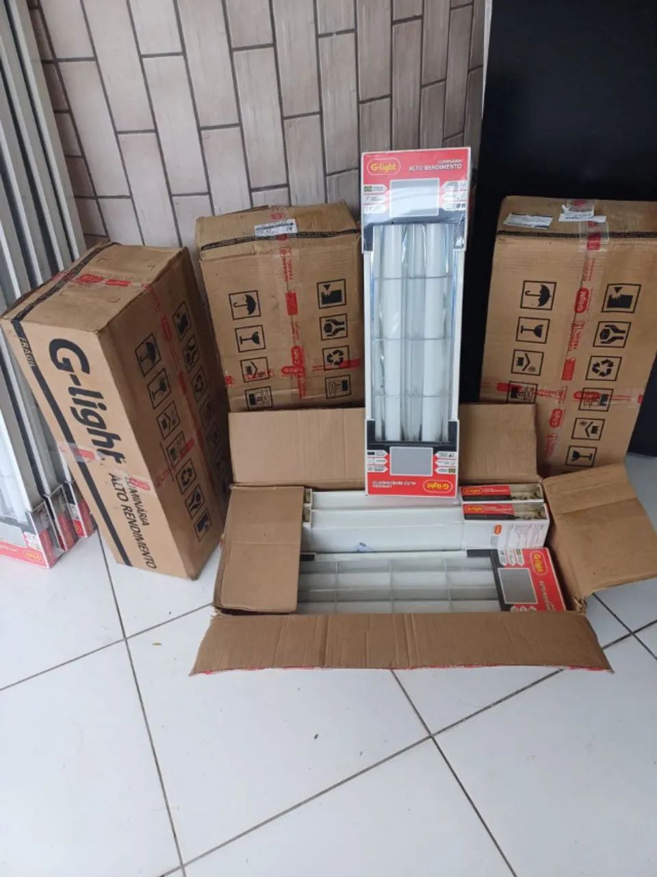 Luminaria g-light, alto rendimento, 5 aletas, 25 pares - Foto 2