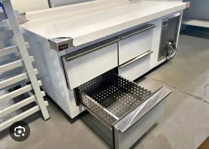 NZ. Balcão com gavetas refrigerado para chapa 1,50x75x65