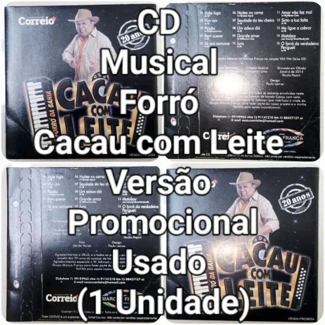 CD Musical Caca. Com Leit. Promo Antigo